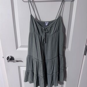 Garage Olive Strappy Top